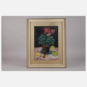 Stillleben mit Alpenveilchen