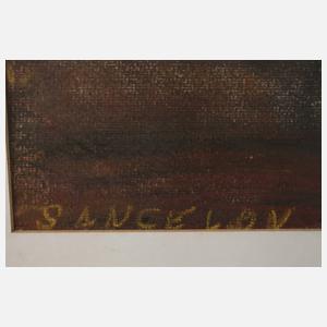 Sancelov, Abends am See