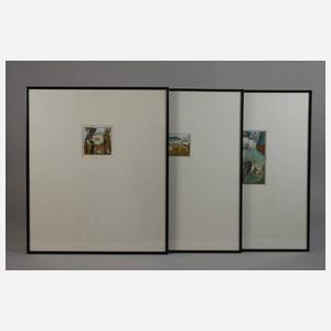 Drei Märchenillustrationen