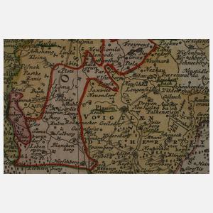 Homanns Erben, Kupferstichkarte Sachsen