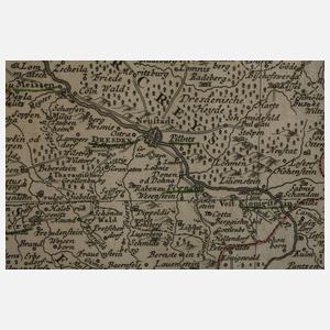 Homanns Erben, Kupferstichkarte Sachsen