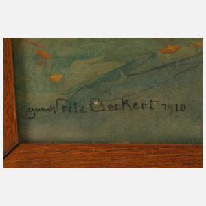 Fritz Beckert, Erlweinscher Schlachthof in Dresden