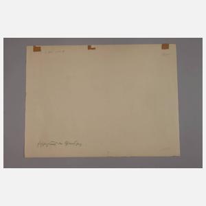 Johannes Dinter, "Fischerhaus in Ahrenshoop"