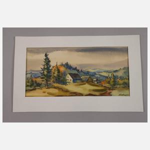 Johannes Dinter, Drei Landschaftsdarstellungen