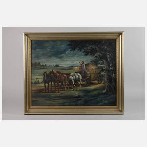 Klaus Frister, Postillion vor Nachtlandschaft