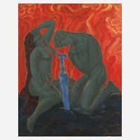 Walther Gasch, "Sigurd und Brunhild vorm Abschied"111