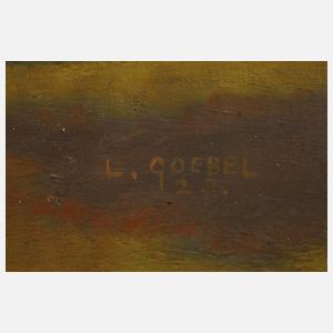 Ludwig Göbel, Blick vom Borsberg bei Pillnitz