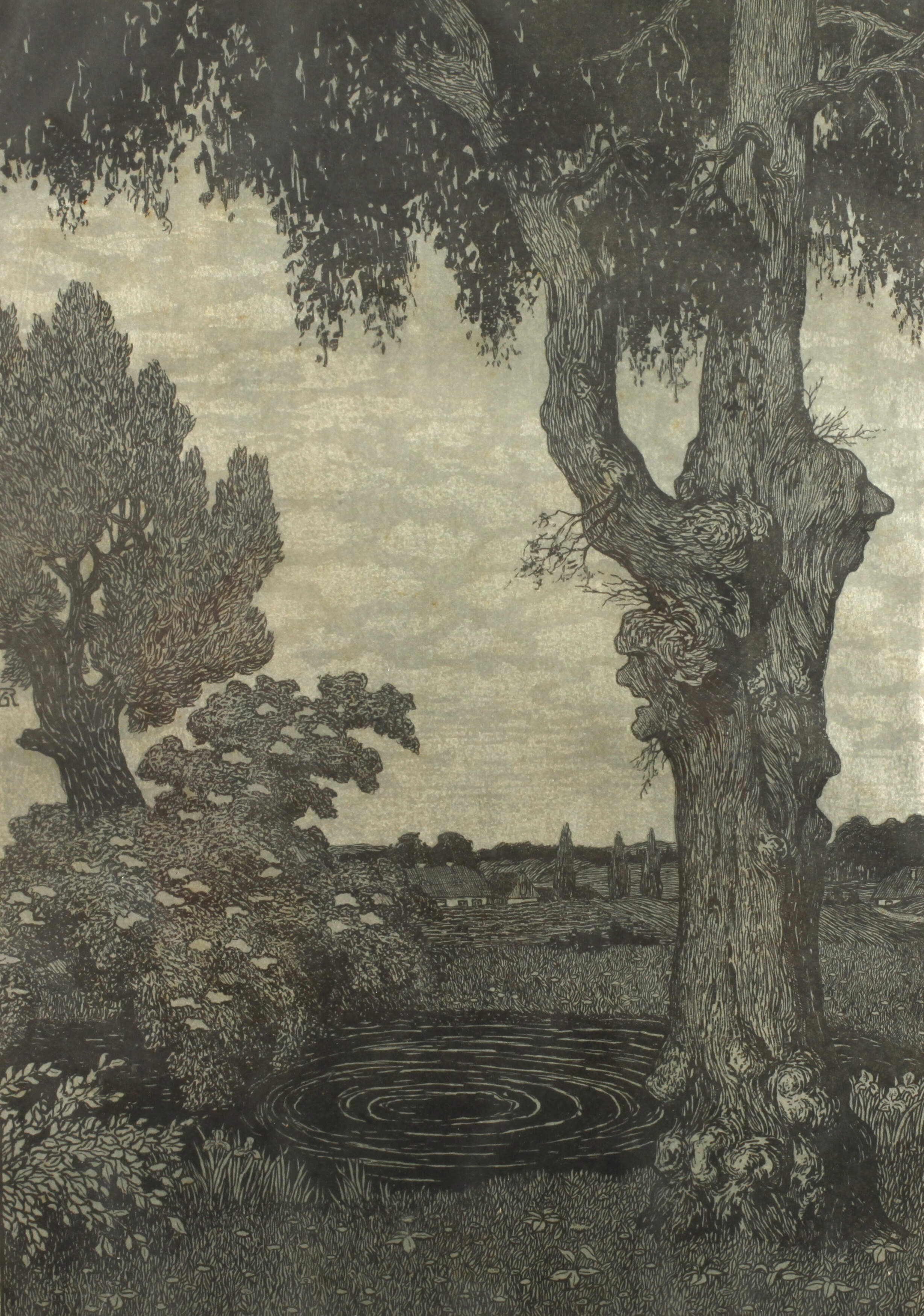 Richard Grimm-Sachsenberg, Frühlingslandschaft