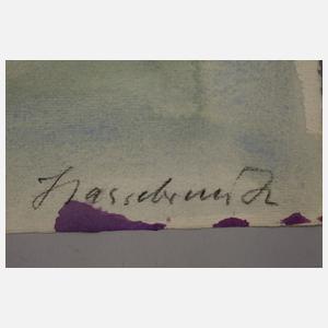 Prof. Ernst Hassebrauk, Französische Pendule