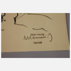 Albert Hennig, Dorf im Gebirge