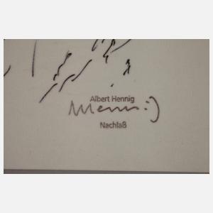 Albert Hennig, Mediterranes Dorf im Gebirge