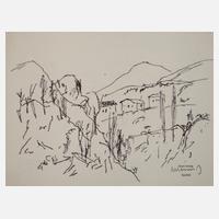 Albert Hennig, Mediterranes Dorf im Gebirge111