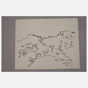 Albert Hennig, Bergige Landschaft