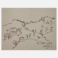 Albert Hennig, Bergige Landschaft111