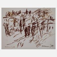 Albert Hennig, Passanten auf der Landstraße111