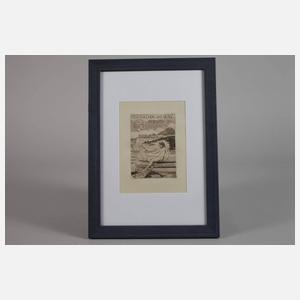 Prof. Max Klinger, Exlibris Walter Giesecke