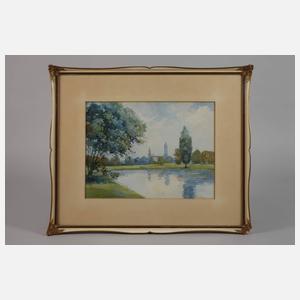 Hans Lerch, Blick vom Rosenthal auf Leipzig