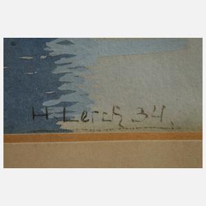 Hans Lerch, Blick vom Rosenthal auf Leipzig