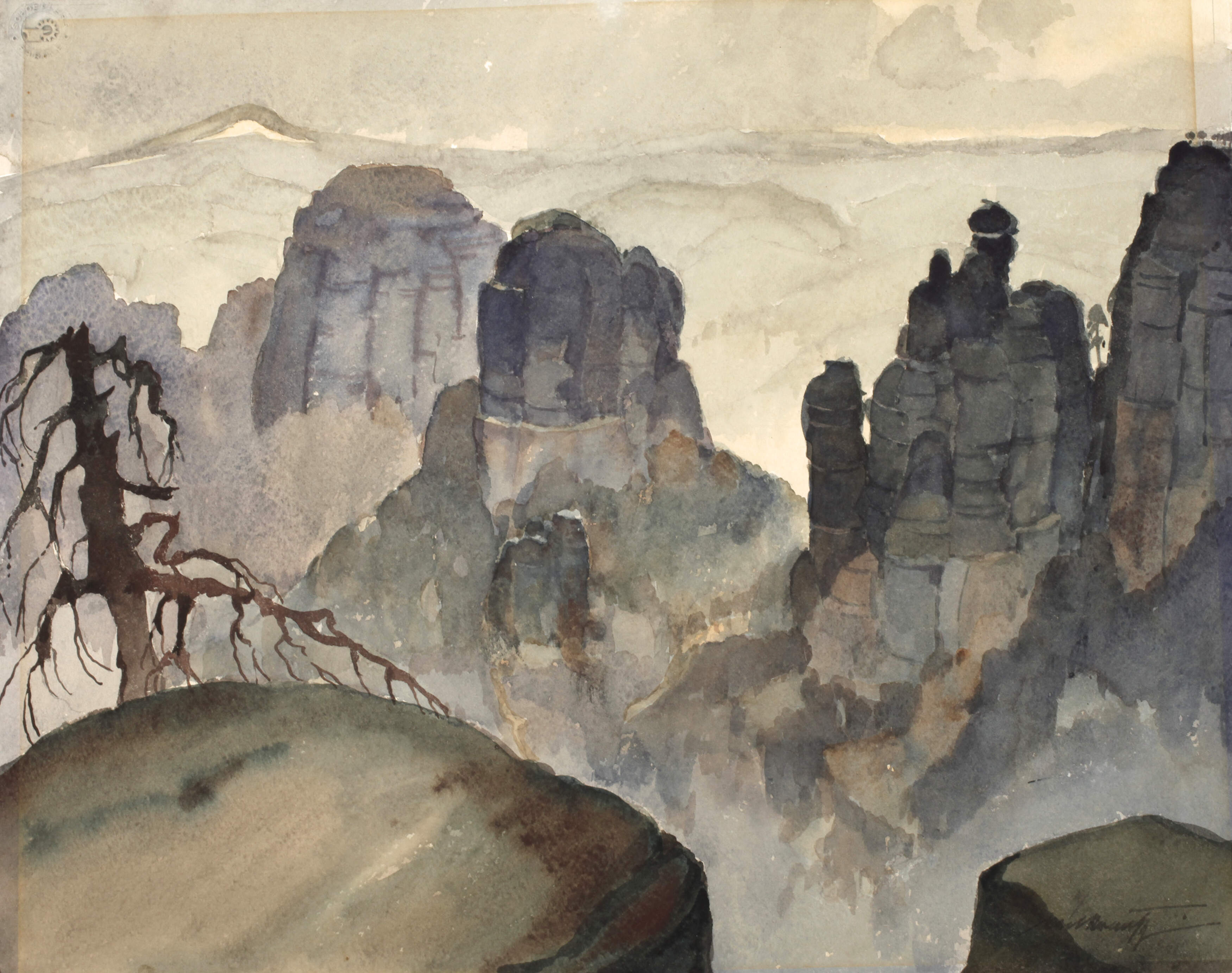 Käthe Mickwausch, Partie in der Sächsische Schweiz