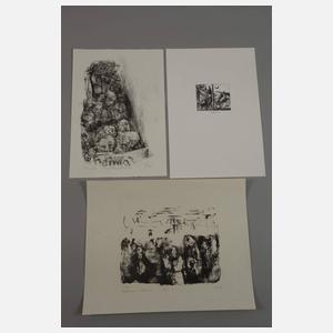 Konvolut sächsische Künstler