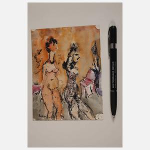 Albert Hennig, Zwei Damenakte