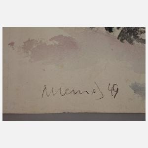 Albert Hennig, Gehöft im Winter