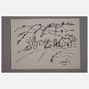 Albert Hennig, Bergige Landschaft