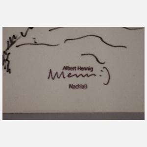 Albert Hennig, Bergige Landschaft