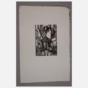 Albert Hennig, Abstrakter Holzschnitt