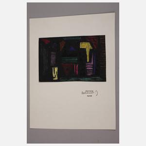 Albert Hennig, Abstraktes Spiel