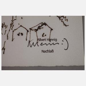 Albert Hennig, Häuser im Gebirge