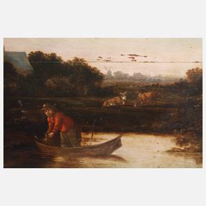 Hendrik Mommers, attr., Bukolische Szene