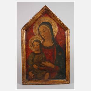 Madonnenbildnis in alter Manier