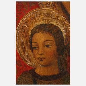 Madonnenbildnis in alter Manier