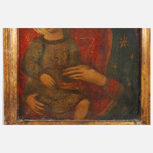 Madonnenbildnis in alter Manier