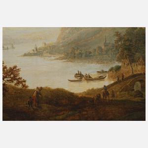 Romantische Rheinlandschaft