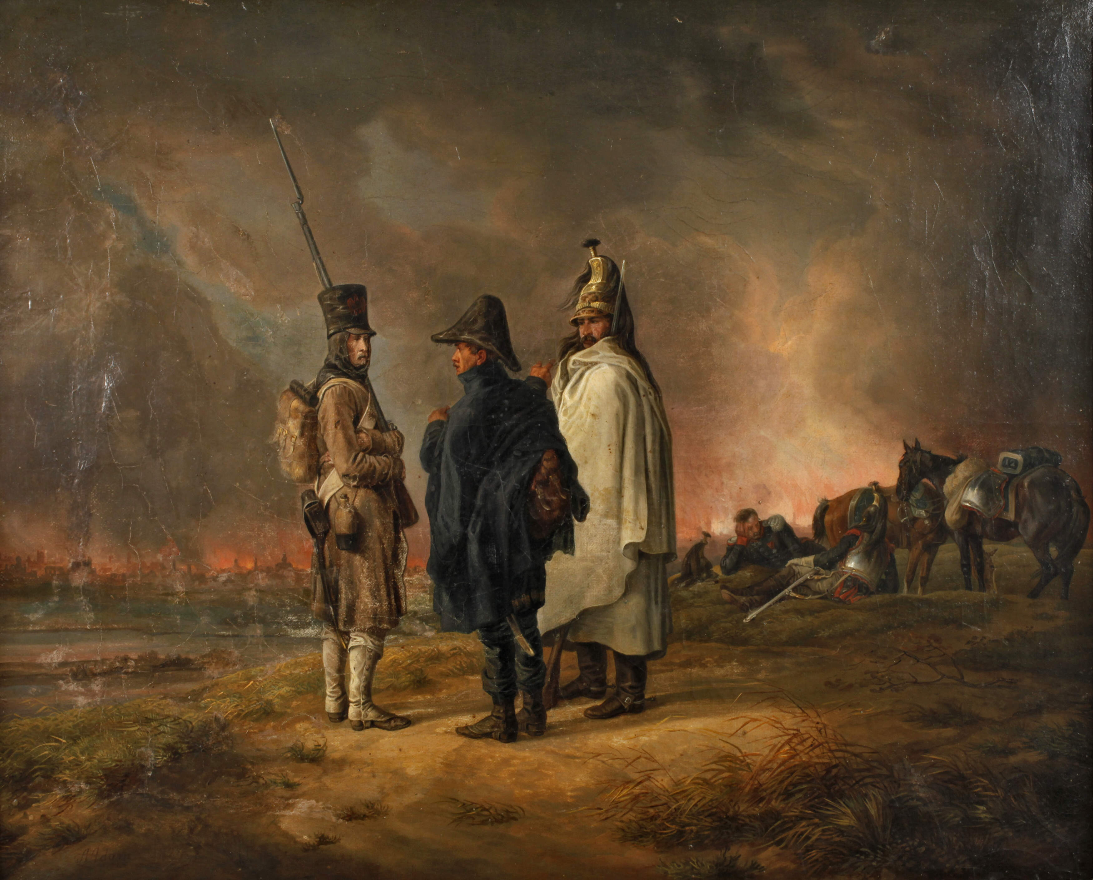 Albrecht Adam, Der Brand von Moskau 1812