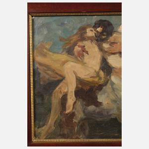 Prof. Arnold Böcklin, attr., "Entführung"