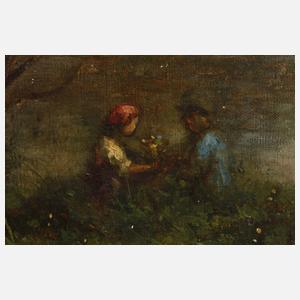 Seelandschaft in der Nachfolge von Corot