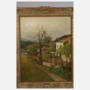 August Fink, Bauernhof bei Lenggries