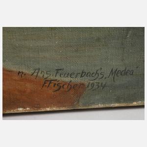 F. Fischer, nach Feuerbach "Medea"
