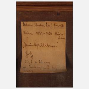 Prof. Ludwig Adam Kunz, Tafelstillleben