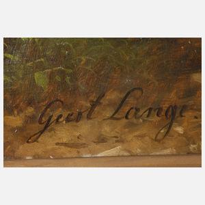 Gustav Lange, Sommerlandschaft