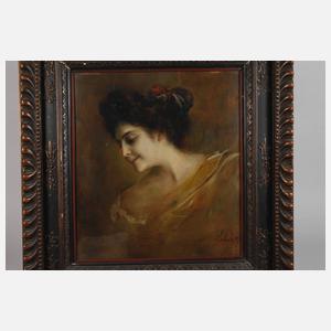 Prof. Franz von Lenbach, Frau von Poschinger