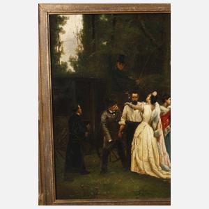 Franz Lotte, "Das unterbrochene Duell" nach Garnelo