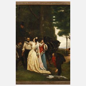 Franz Lotte, "Das unterbrochene Duell" nach Garnelo