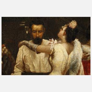 Franz Lotte, "Das unterbrochene Duell" nach Garnelo