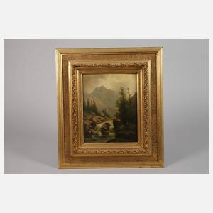 Anton Pick, Paar Gebirgslandschaften