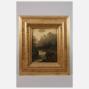 Anton Pick, Paar Gebirgslandschaften