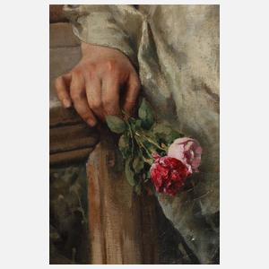 Franz Ruben, "Venezianische Blumenverkäuferin"